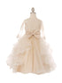Girls Multi Color Lace Rhinestone Brooch Satin Ribbon Flower Girl Dress 2-16 - SophiasStyle.com